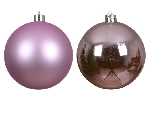 Box 4 Palle Di Natale Lilac Breeze 10 Cm
