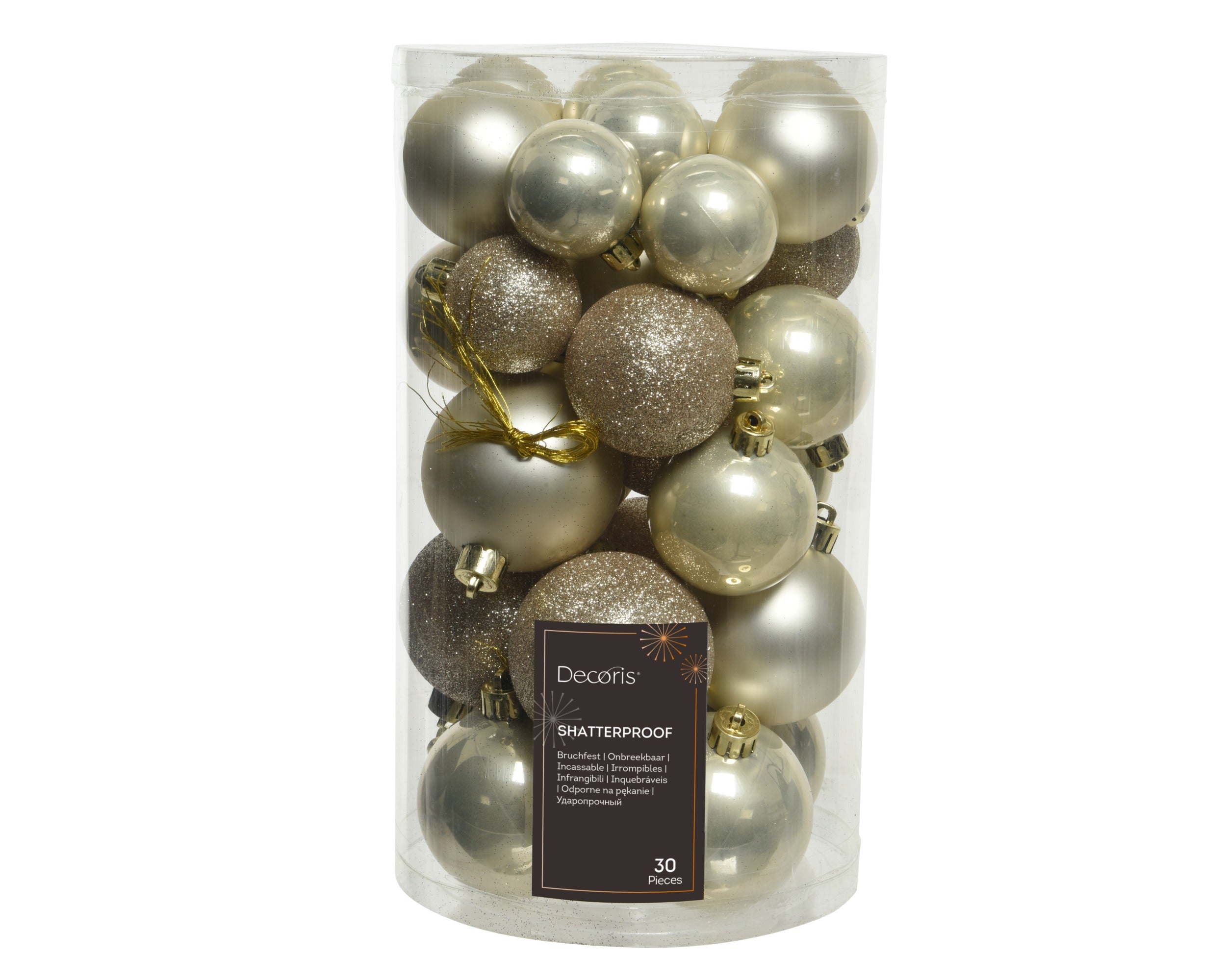 Palline Albero Di Natale Bianco Perla