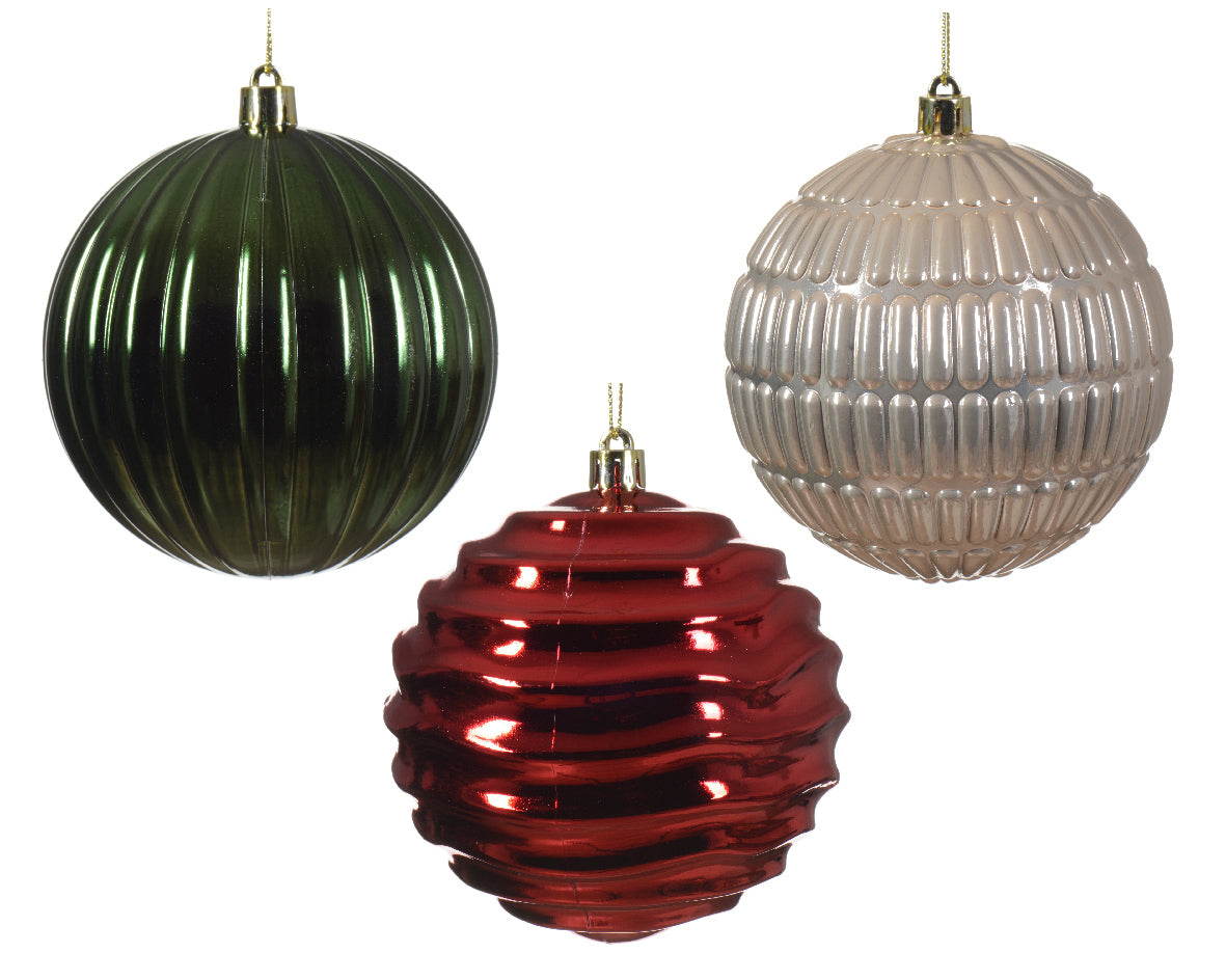 Palla Di Natale Assortimento 10 Cm 1 Pz