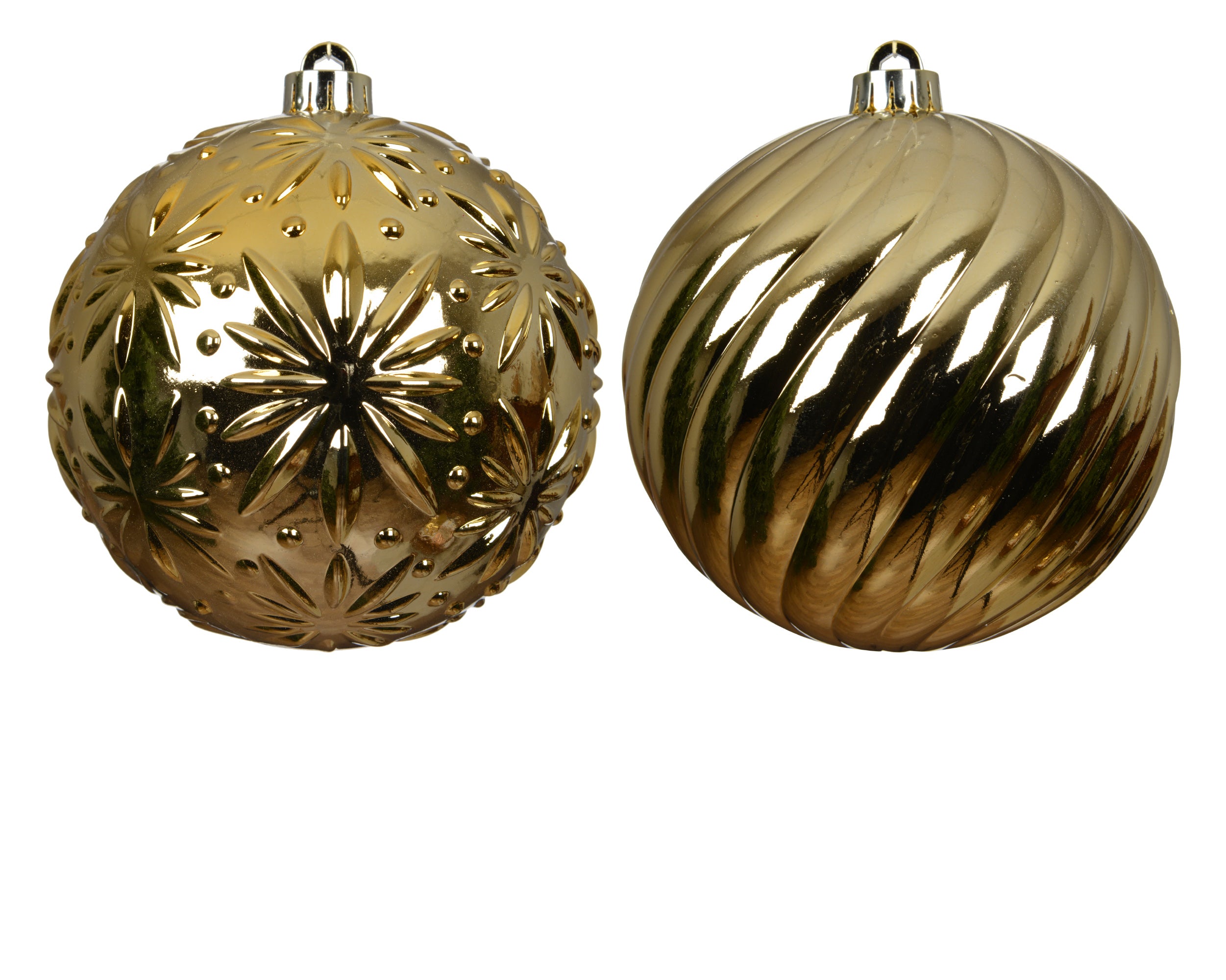 Palla Decorata Light Gold D 15 Cm 1 Pezzo