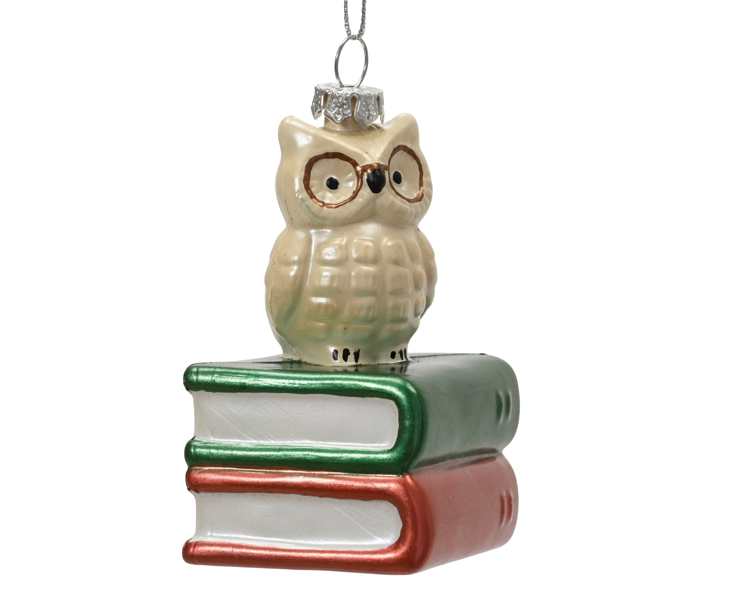 Pendente Gufo Su Libri 7x9 Cm