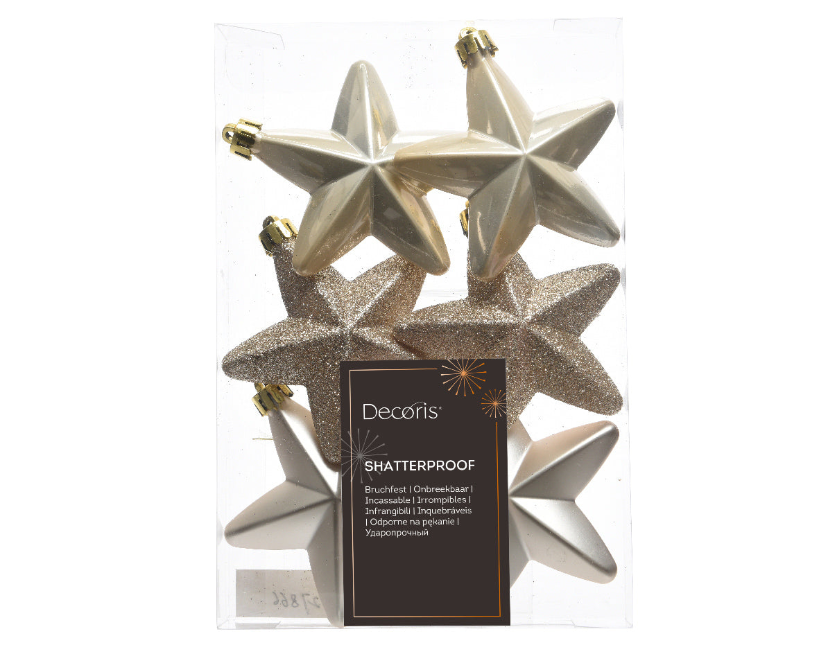 Box 6 Stelle Ass Pearl 7,5 Cm