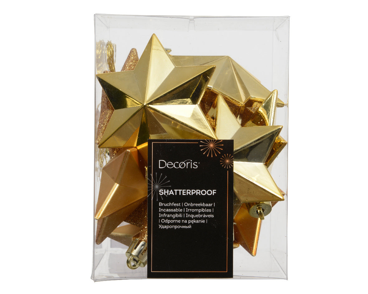 Box 12 Stelle D 9 Cm Oro