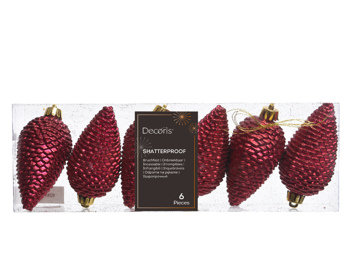 Box 6 Pigne Oxblood 4,5 Cm