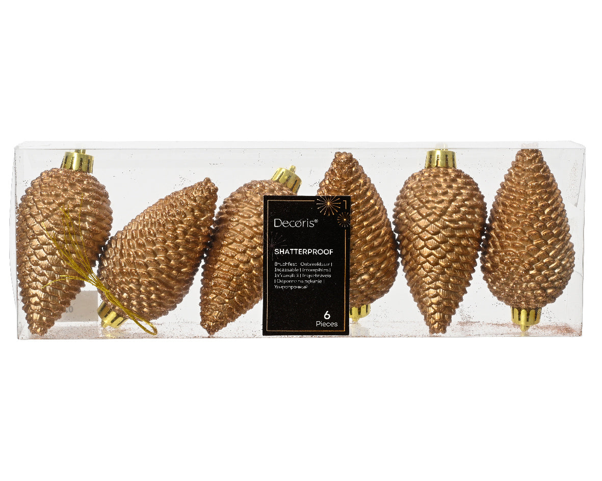 Box 6 Pigne Ginger Brown 4,5 Cm