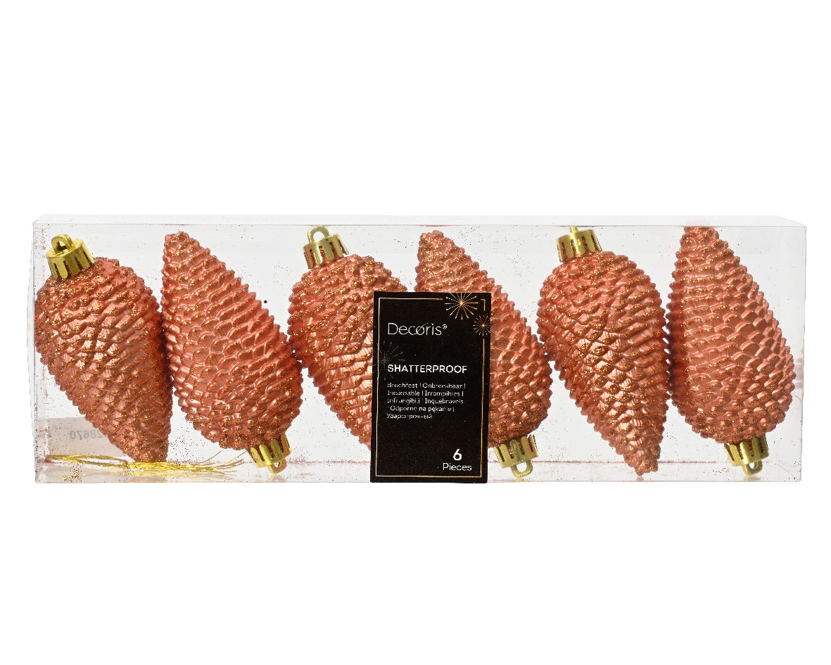 Box 6 Pigne Red Copper 4,5 Cm