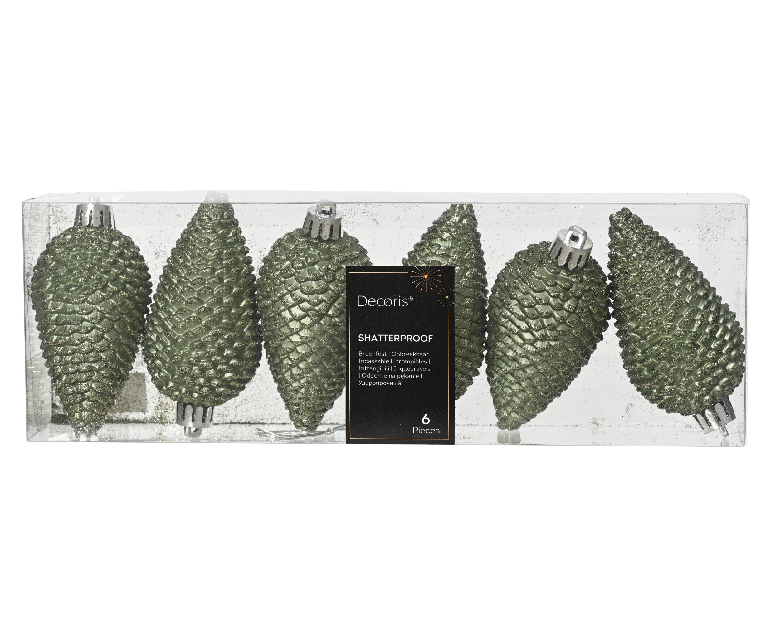 Box 6 Pigne 4,5 X 8 Cm Rosemary Green
