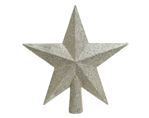 Puntale Albero Stella Perla D 19 Cm