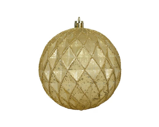 Palla Di Natale Antique Gold 10 Cm