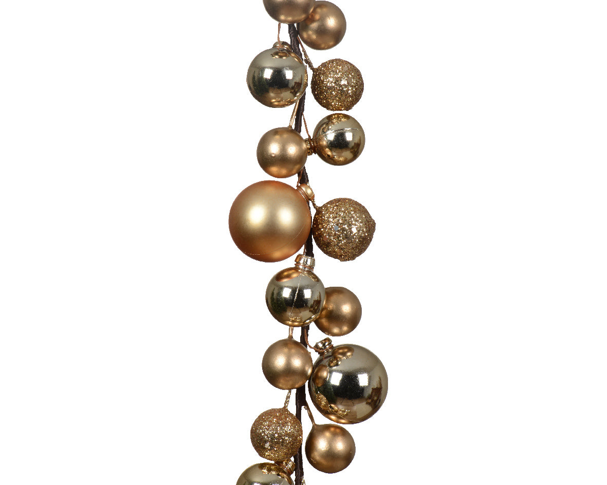 Ghirlanda Palline D 6x180 Cm Light Gold