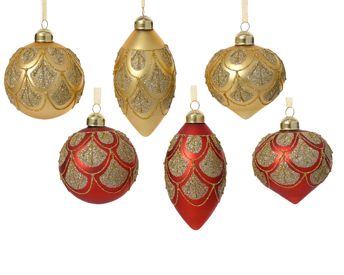 Pendente Rosso Oro D 8 Cm 1 Pezzo