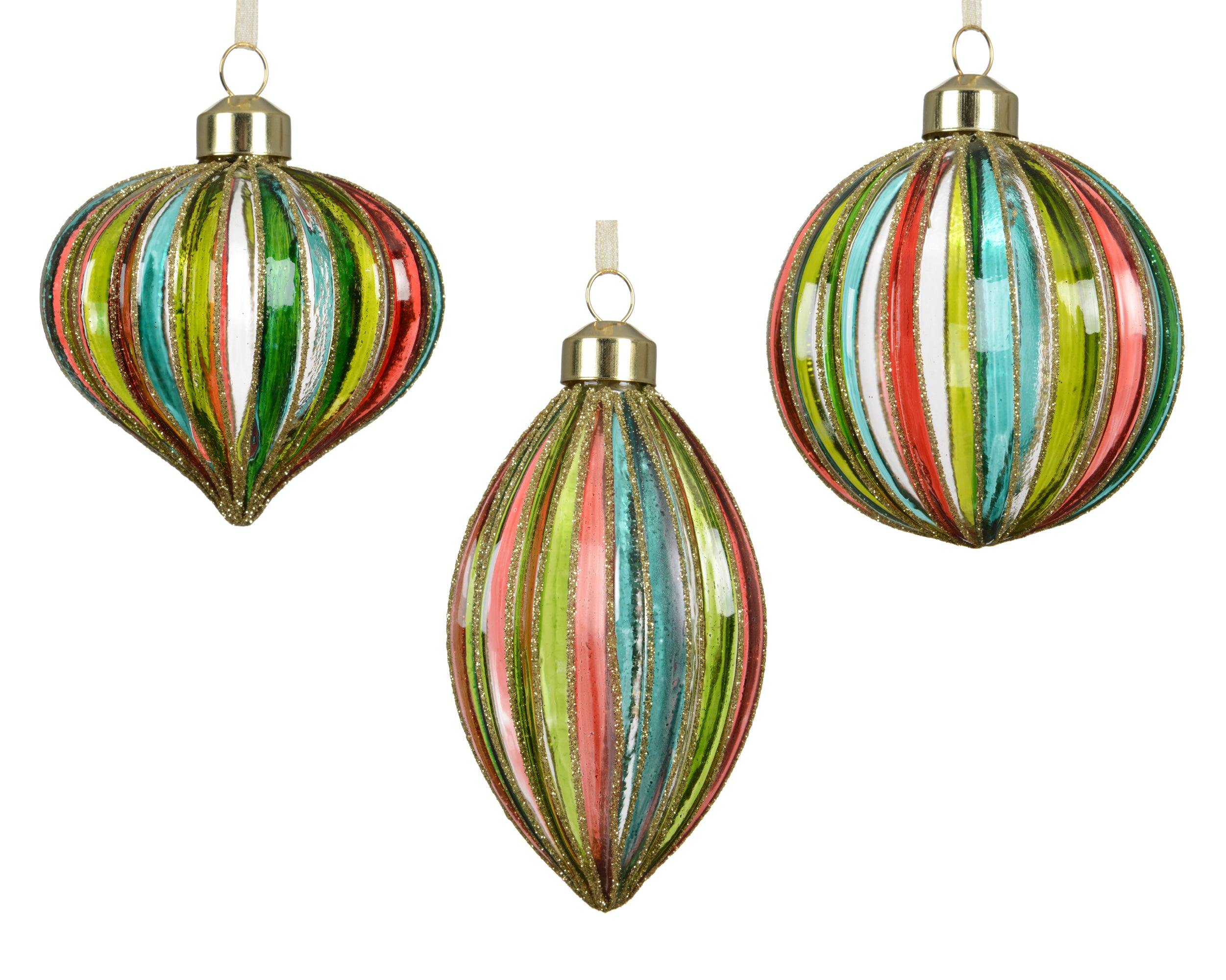 Pendente Vetro Multicolore D 8 Cm 1 Pz