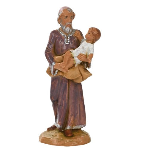 Profeta Con Bimbo Fontanini 707 Presepe 12 Cm