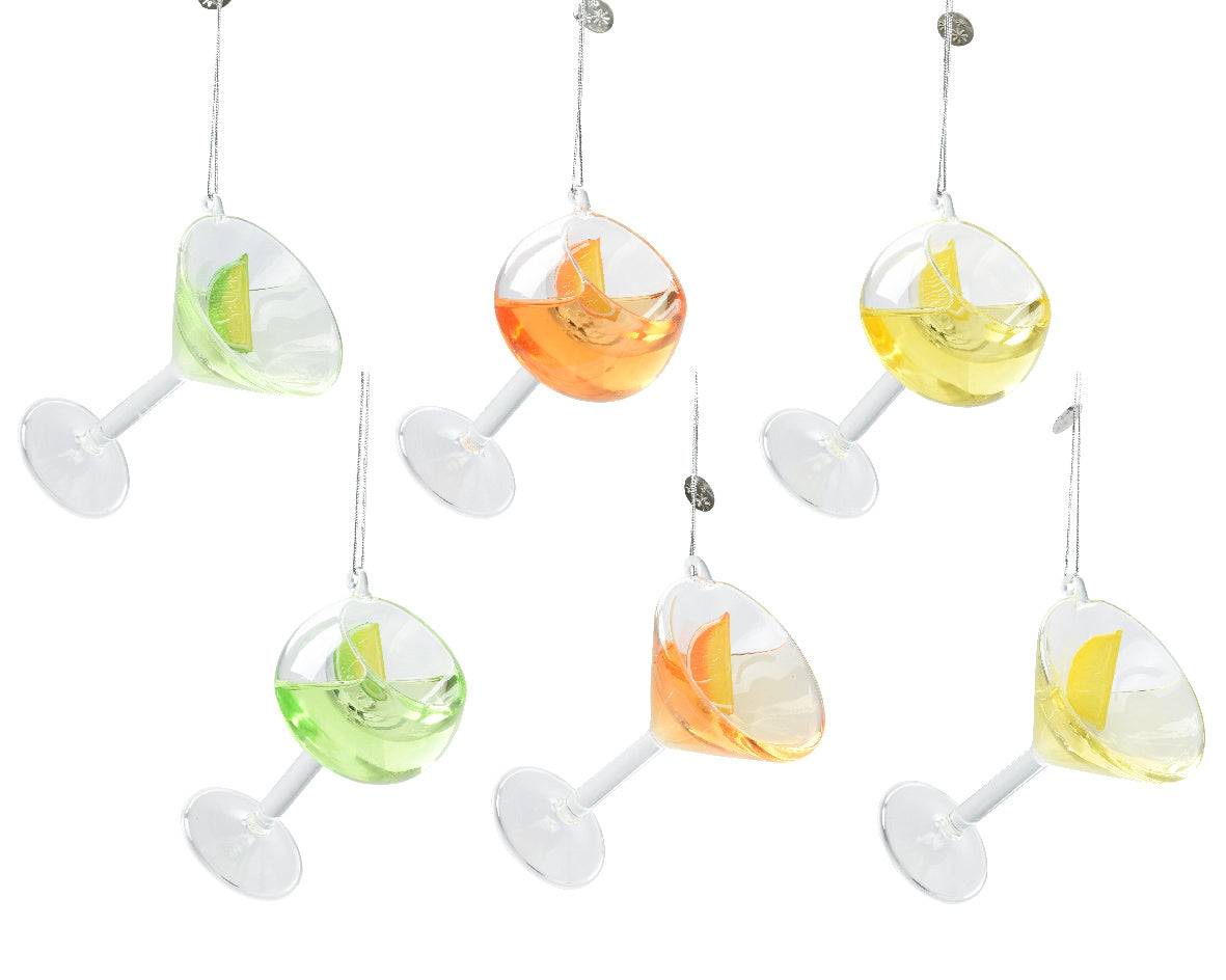 Pendente Bicchiere Cocktail Vetro D 7x10 Cm 1 Pz