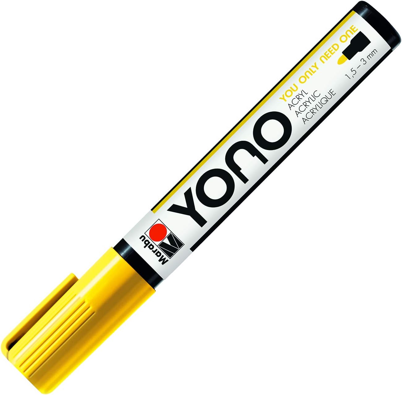 Pennarello Yono Marker Giallo 1,5-3 Mm Marabu