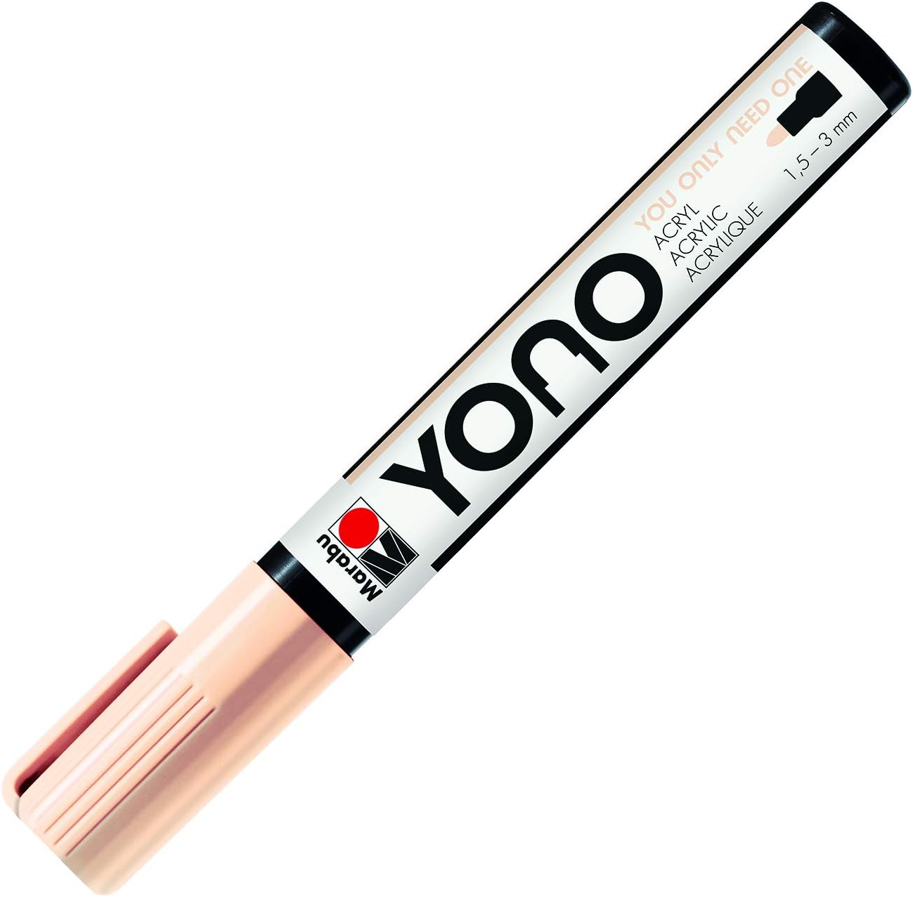 Pennarello Yono Marker Beige 1,5-3 Mm Marabu