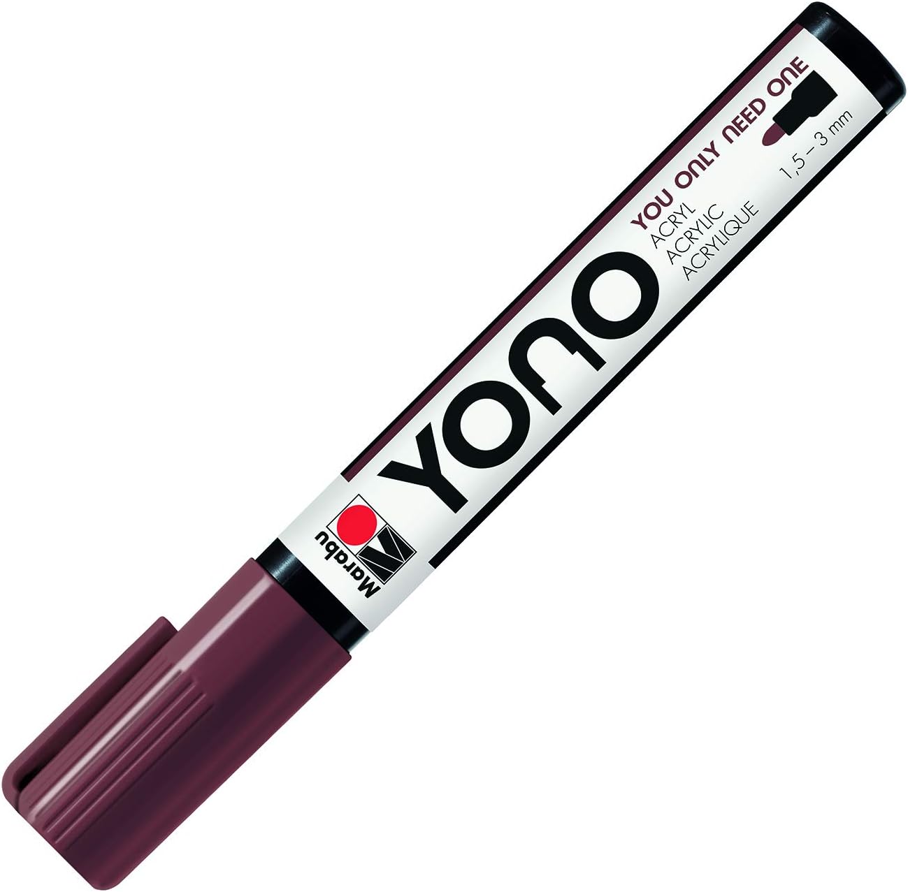 Pennarello Yono Marker Marrone 1,5-3 Mm Marabu