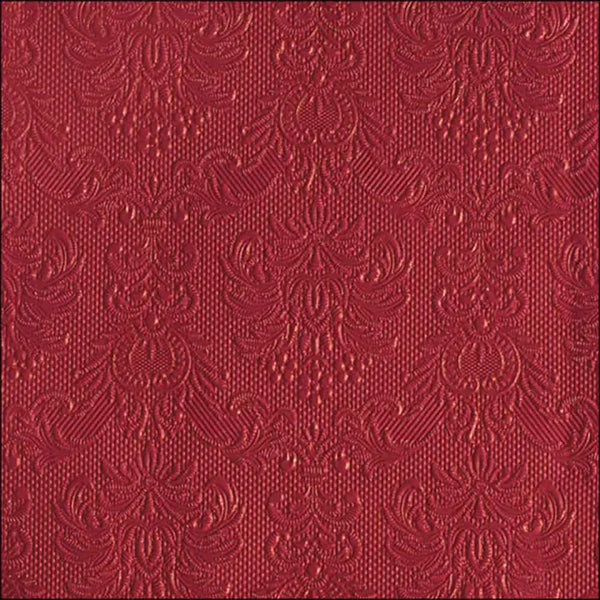 Set 20 Tovaglioli 33x33 Cm Elegance Dark Red