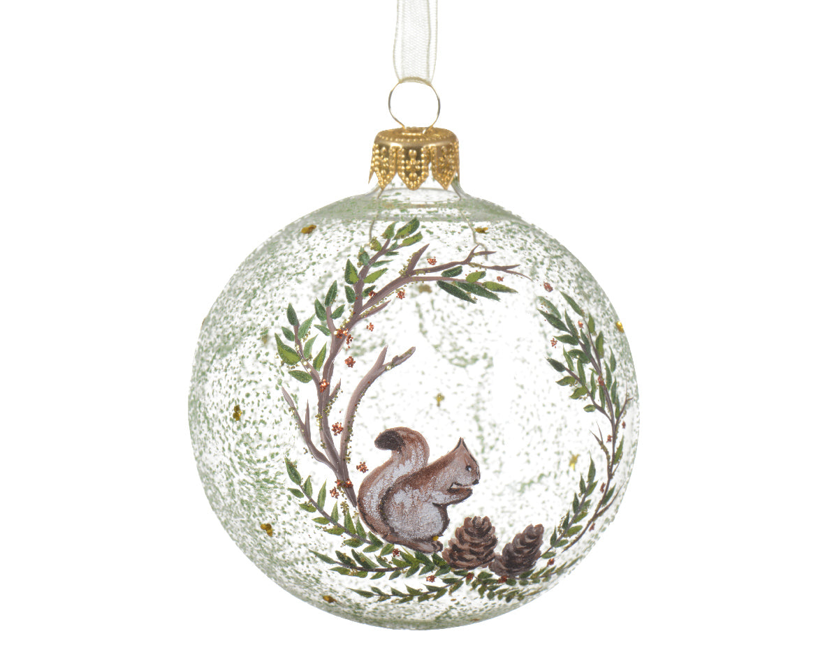 Sfera Vetro Animale Interno D 8 Cm