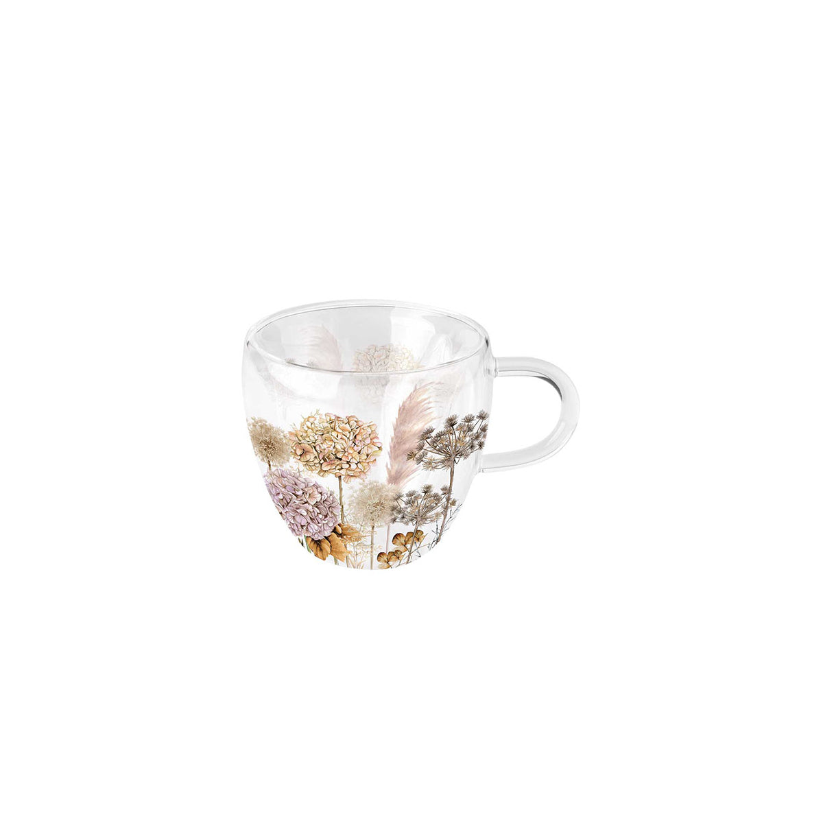 Mug Vetro 0,2 L Dried Flowers