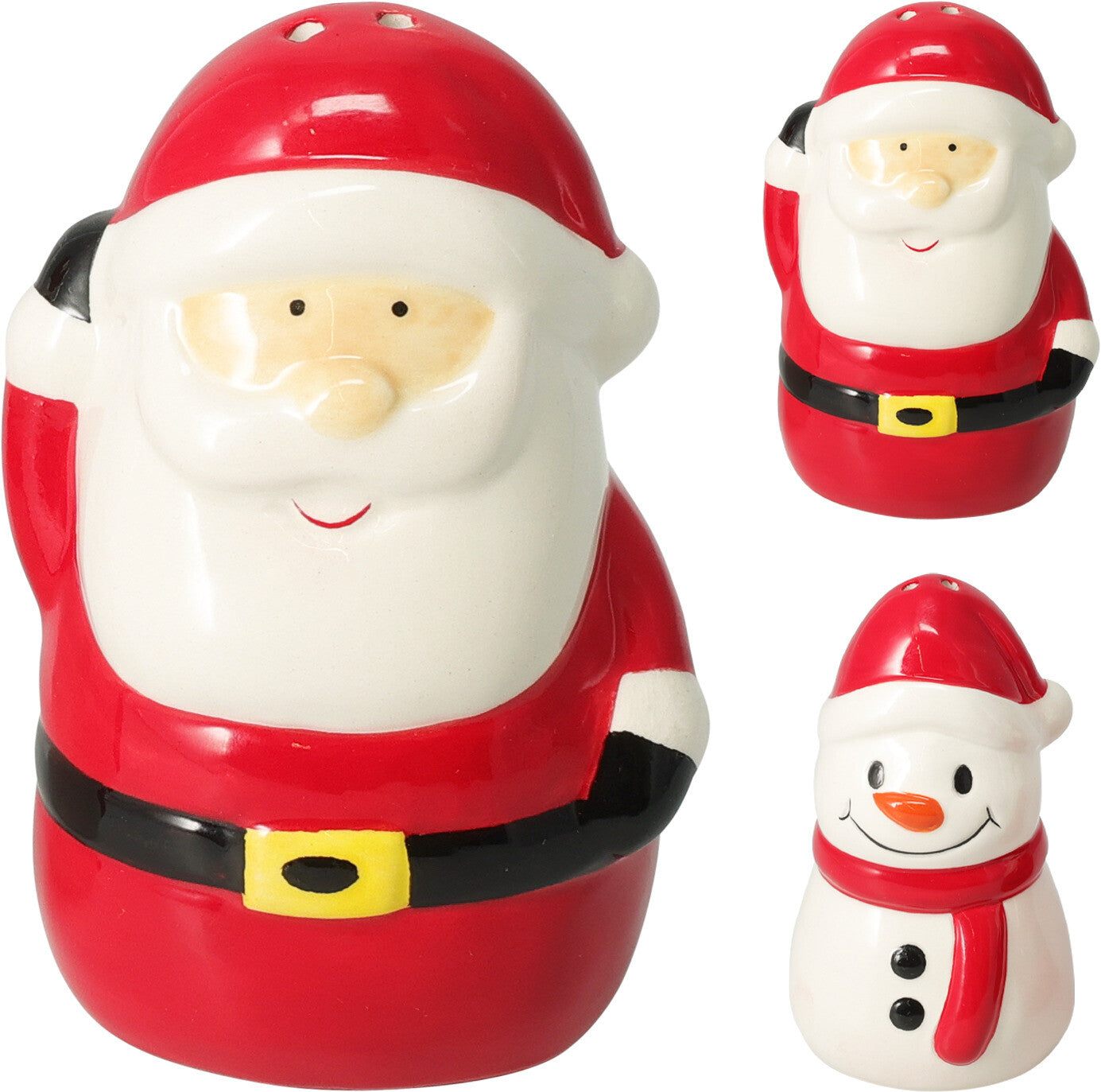 Set Sale Pepe Ceramica Natalizio 10 Cm