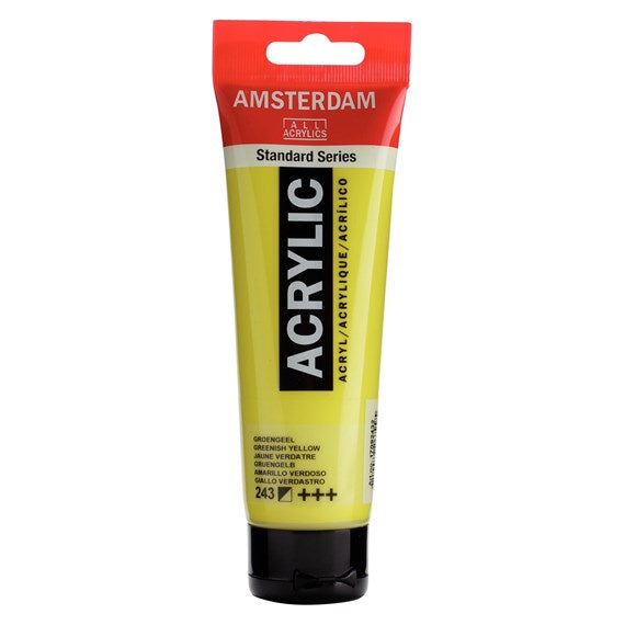 Colore Acrilico Amsterdam 120 Ml Giallo Verdastro