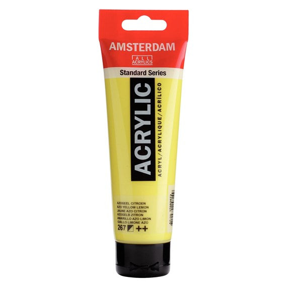 Colore Acrilico Amsterdam 120 Ml Giallo Limone Azo