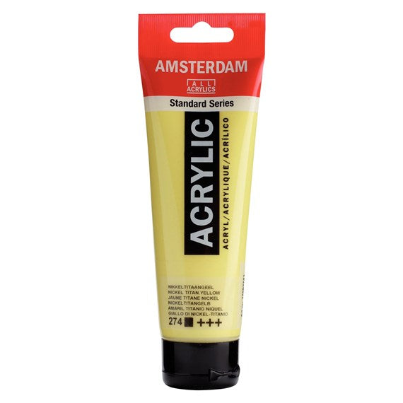 Colore Acrilico Amsterdam 120 Ml Giallo Di Nickel-Titanio