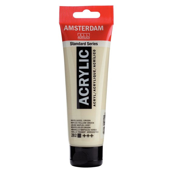 Colore Acrilico Amsterdam 120 Ml Giallo Tras. Verdastro