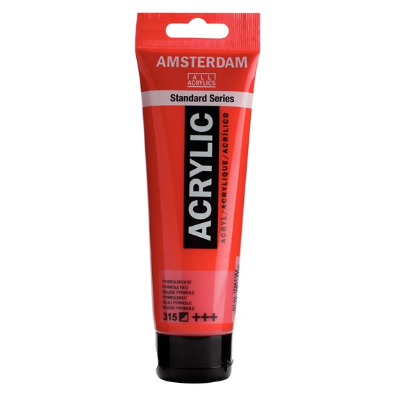 Colore Acrilico Amsterdam 120 Ml Rosso Pyrrole