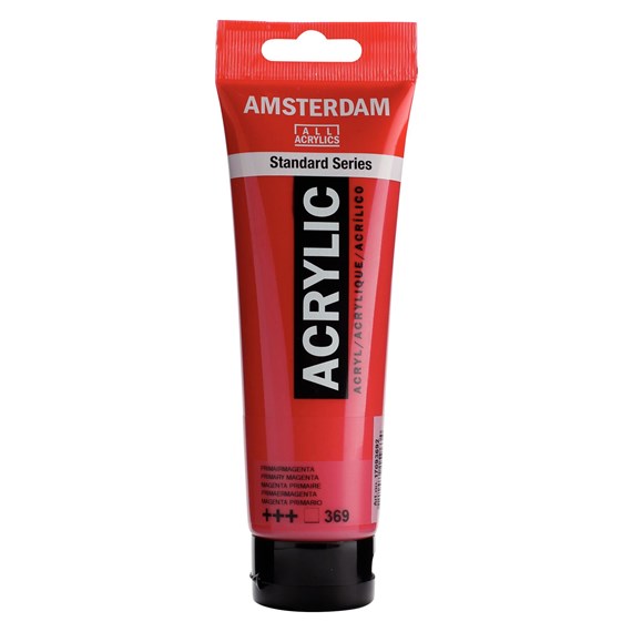 Colore Acrilico Amsterdam 120 Ml Rosso Prim. Magenta