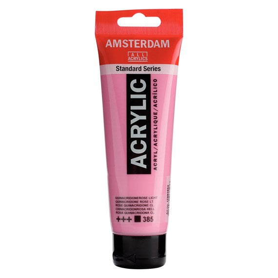 Colore Acrilico Amsterdam 120 Ml Rosa Quinacridone C