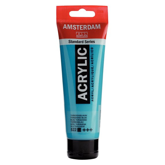 Colore Acrilico Amsterdam 120 Ml Blu Turchese