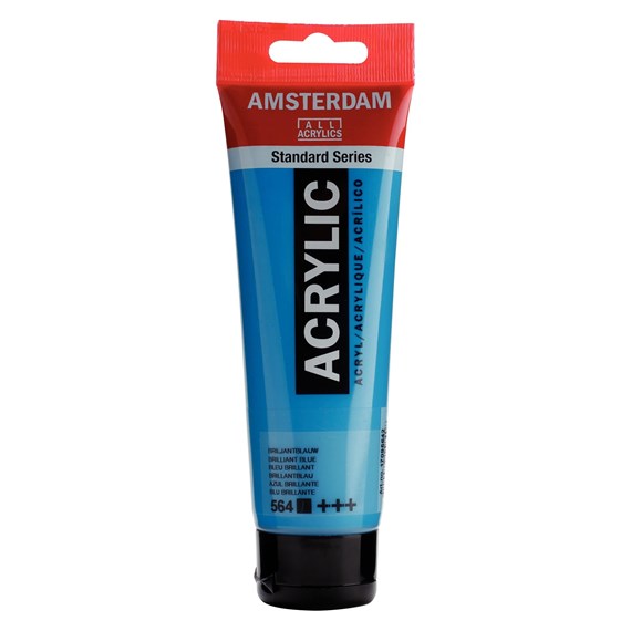 Colore Acrilico Amsterdam 120 Ml Blu Brillante