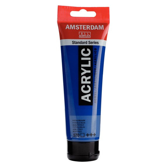 Colore Acrilico Amsterdam 120 Ml Blu Ftalo