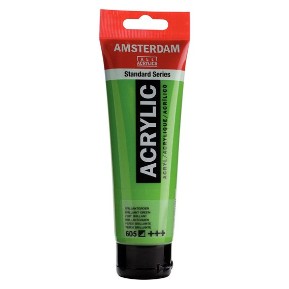 Colore Acrilico Amsterdam 120 Ml Verde Brillante