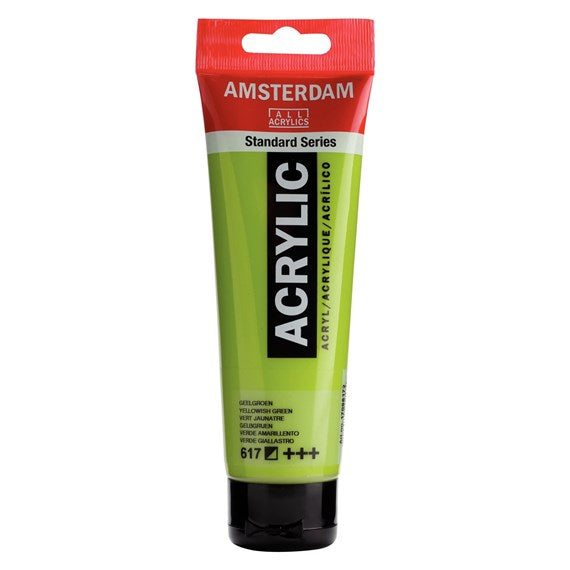 Colore Acrilico Amsterdam 120 Ml Verde Giallastro