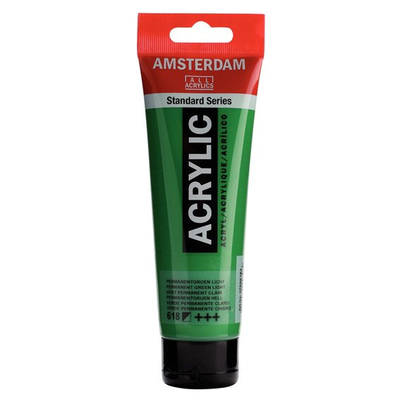 Colore Acrilico Amsterdam 120 Ml Verde Permanente C