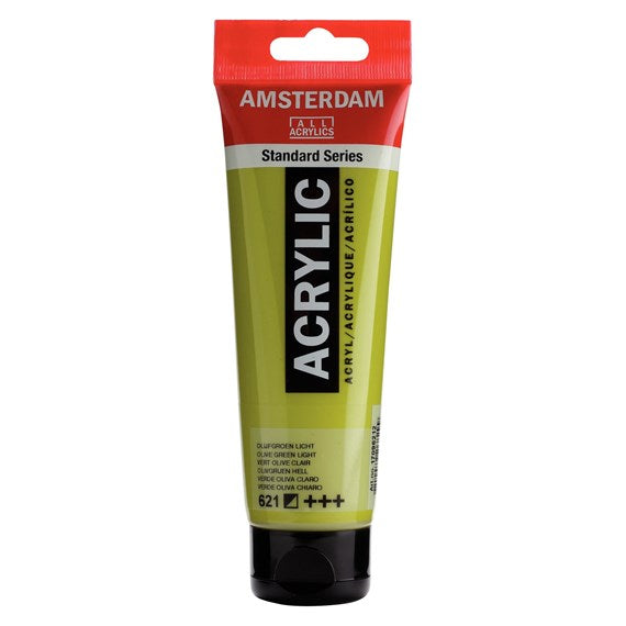 Colore Acrilico Amsterdam 120 Ml Verde Oliva C