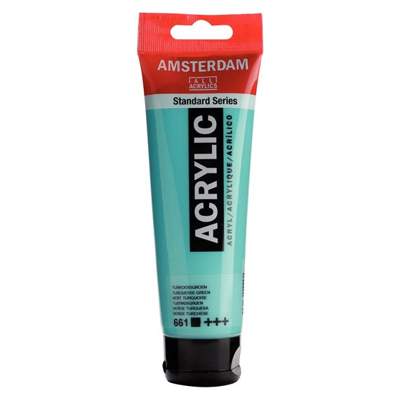 Colore Acrilico Amsterdam 120 Ml Verde Turchese