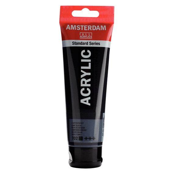 Colore Acrilico Amsterdam 120 Ml Nero Fumo