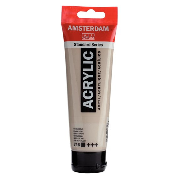 Colore Acrilico Amsterdam 120 Ml Grigio Caldo