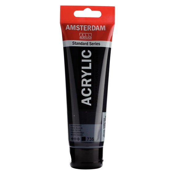 Colore Acrilico Amsterdam 120 Ml Nero Ossido