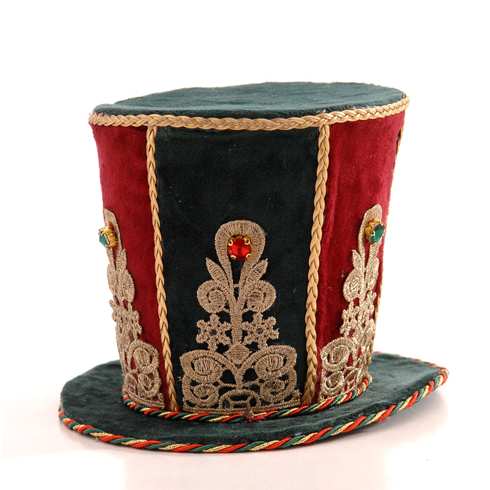 Capello Vellutto Burgundy Verde Oro 17.5 Cm