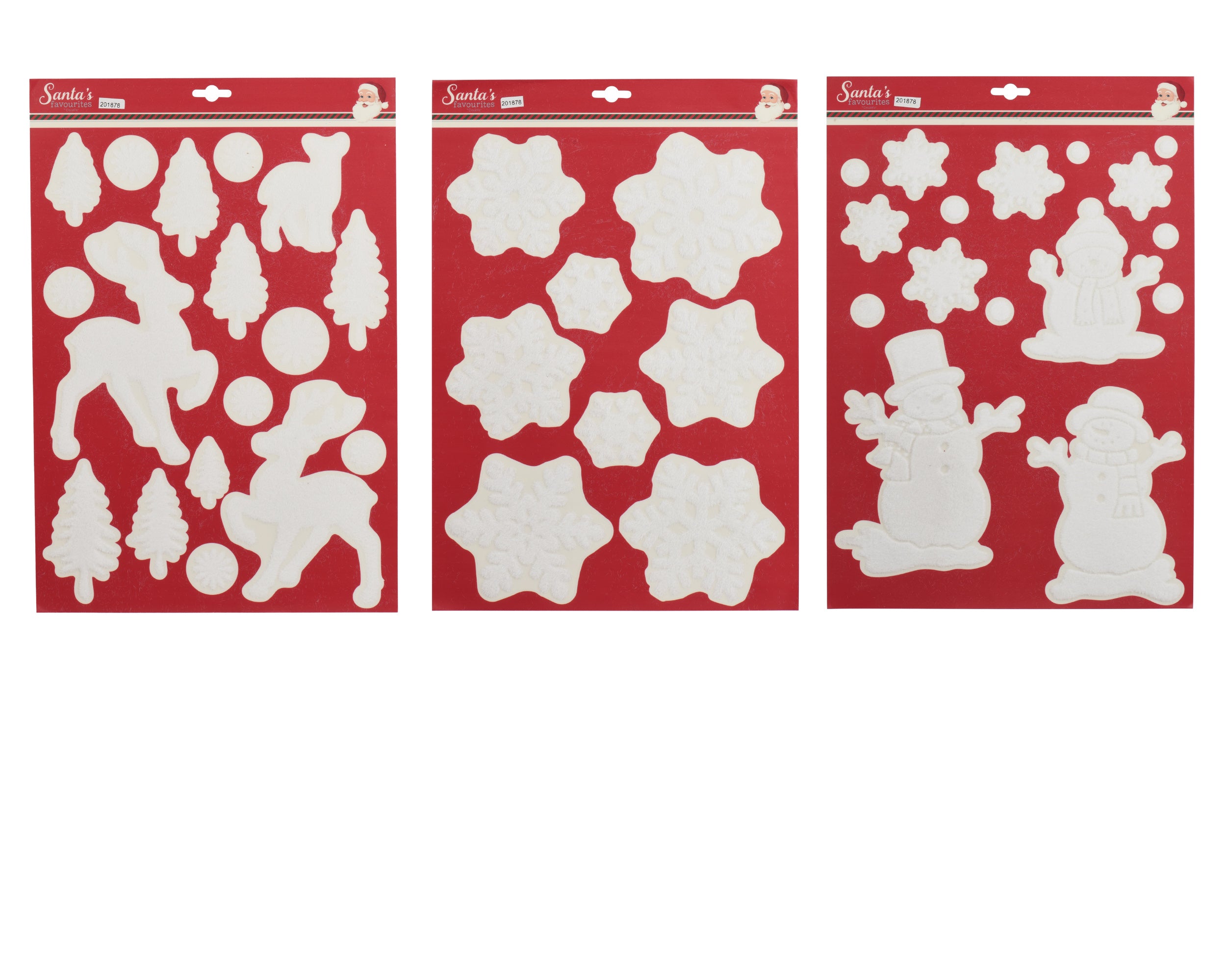Sticker Soggetti Natalizi Bianchi