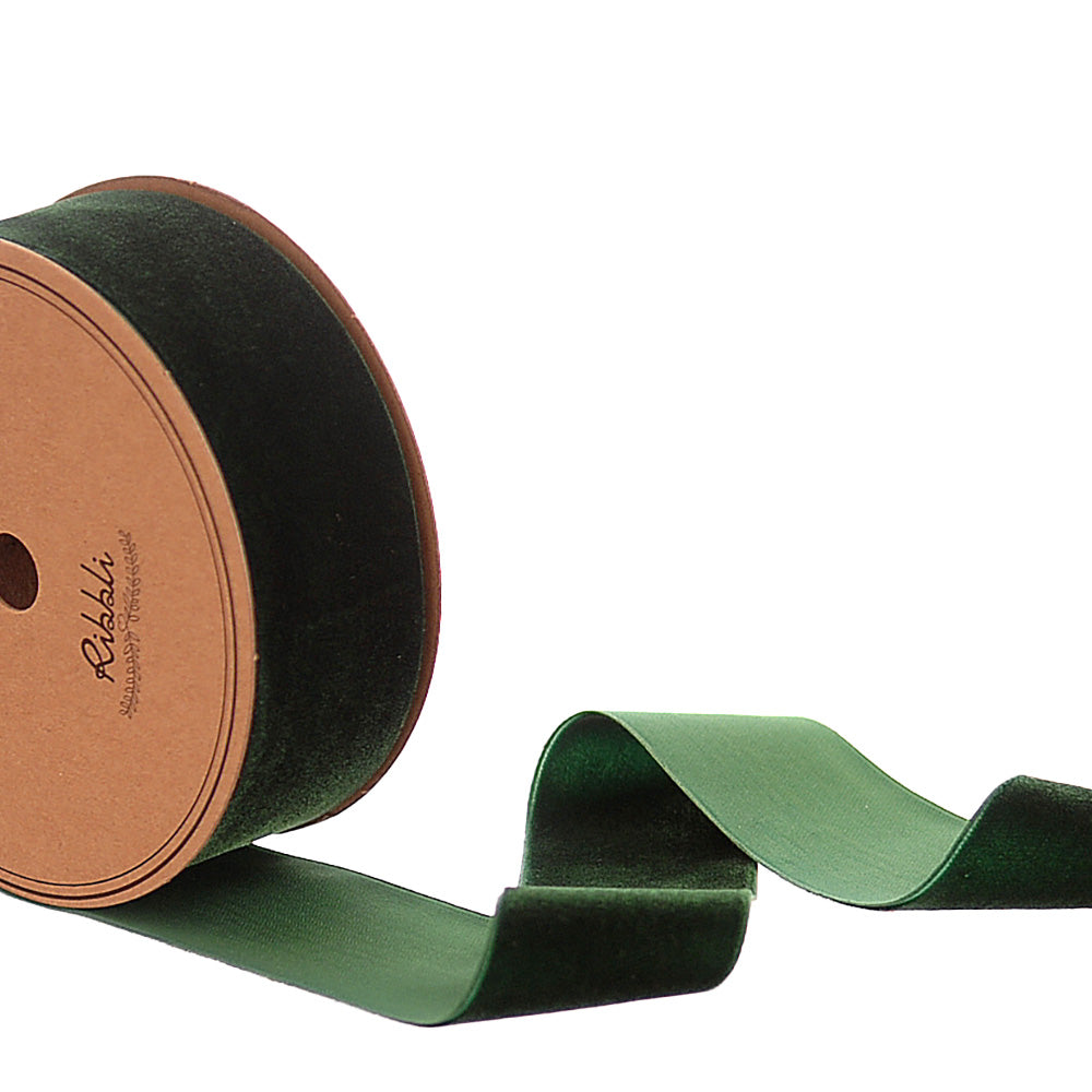 Nastro In Velluto Verde Scuro -3,8cmx9m