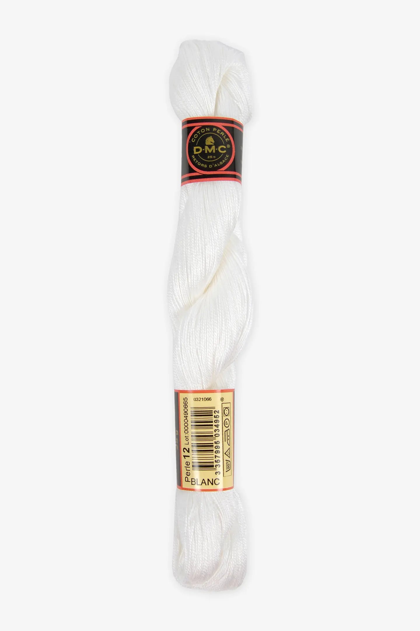 Filato Dmc Retors D'alsace Grossezza 5 Colore Blanc