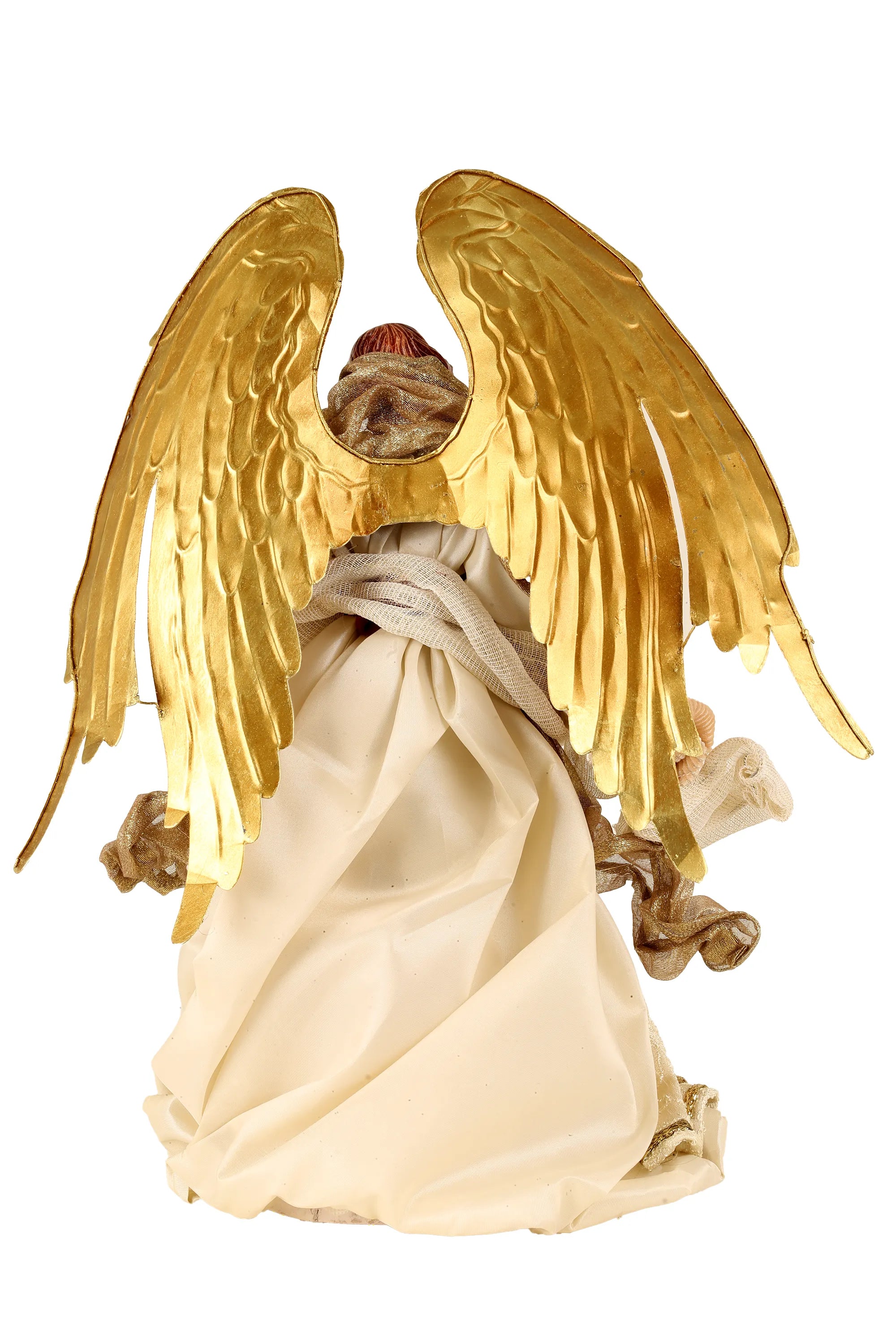 Angelo Con Arpa Beige Bordeaux 23x17x36 Cm