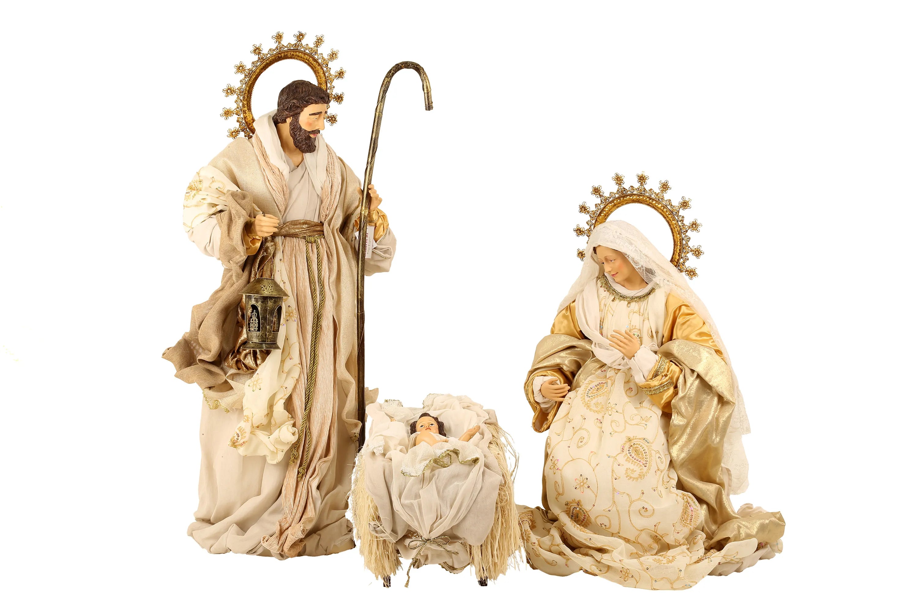 Nativita' 3 Pezzi Vestiti Beige Oro 108 Cm