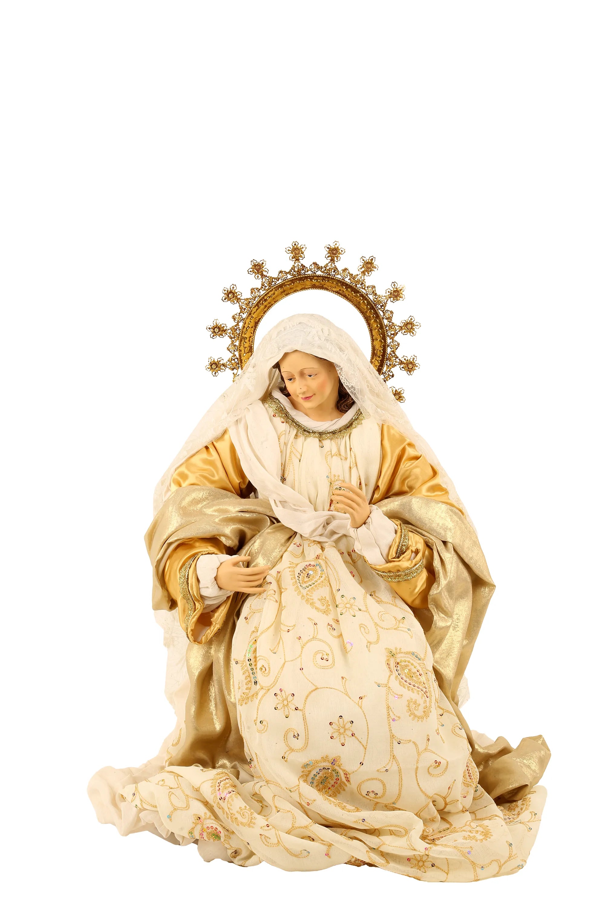 Nativita' 3 Pezzi Vestiti Beige Oro 108 Cm